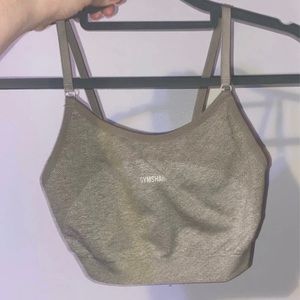 Gymshark flex khaki sports bra